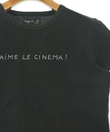 Agnes b.（アニエスベー）Tシャツ・カットソー 黒 サイズ:3(L位) レディース/2200727255174