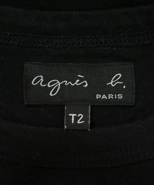 Agnes b.（アニエスベー）Tシャツ・カットソー 黒 サイズ:2(M位) レディース/2200719753015