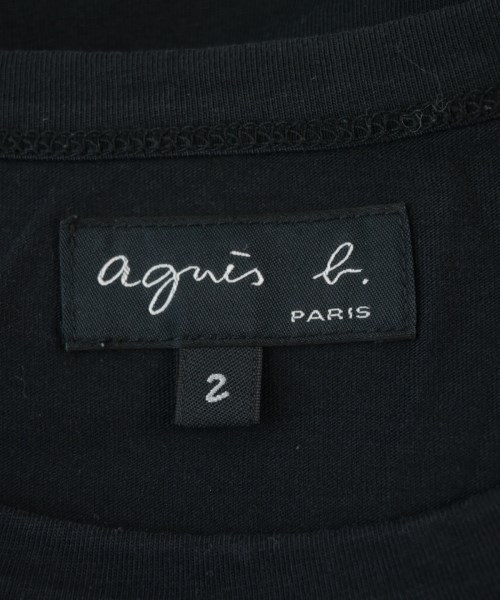 Agnes b.（アニエスベー）Tシャツ・カットソー 黒 サイズ:2(M位) レディース/2200721095035