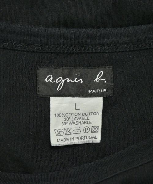 Agnes b.（アニエスベー）Tシャツ・カットソー 黒 サイズ:L メンズ/2200721203010