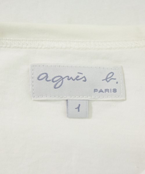 Agnes b.（アニエスベー）Tシャツ・カットソー 白 サイズ:1(S位) レディース/2200721349022