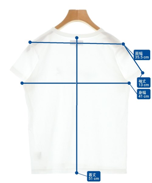 Agnes b.（アニエスベー）Tシャツ・カットソー 白 サイズ:1(S位) レディース/2200721349022