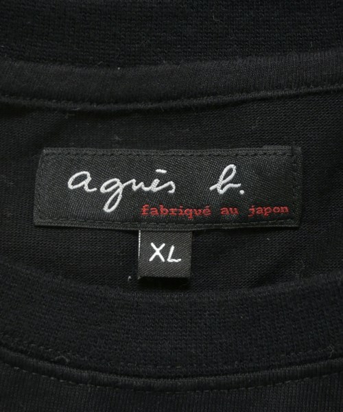 Agnes b.（アニエスベー）Tシャツ・カットソー 黒 サイズ:XL メンズ/2200721638034