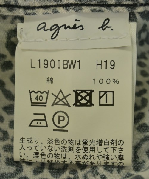 Agnes b.（アニエスベー）カジュアルシャツ 白 サイズ:36(S位) レディース/2200715529096