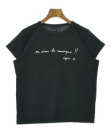 Agnes b.（アニエスベー）Tシャツ・カットソー 黒 サイズ:3(L位) レディース/2200722464052