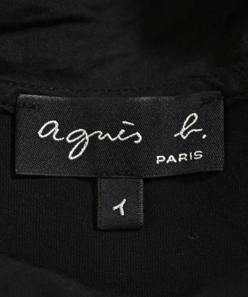 Agnes b.（アニエスベー）Tシャツ・カットソー 黒 サイズ:1(S位) レディース/2200724491094