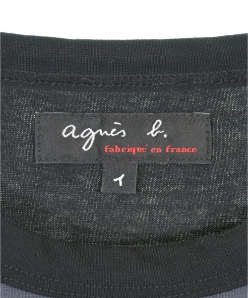 Agnes b.（アニエスベー）Tシャツ・カットソー 黒 サイズ:1(S位) レディース/2200725791056