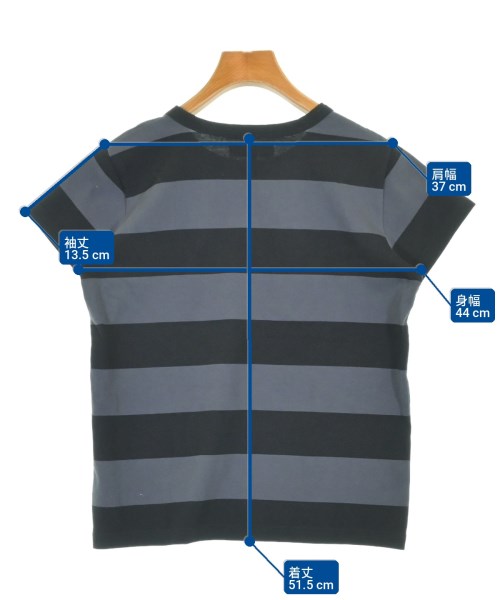 Agnes b.（アニエスベー）Tシャツ・カットソー 黒 サイズ:1(S位) レディース/2200725791056