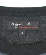 Agnes b.（アニエスベー）Tシャツ・カットソー 黒 サイズ:1(S位) レディース/2200725791056