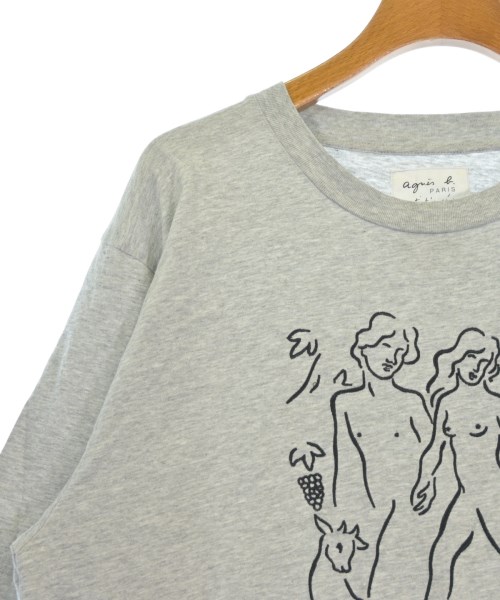 Agnes b.（アニエスベー）Tシャツ・カットソー グレー サイズ:XL レディース/2200727647078