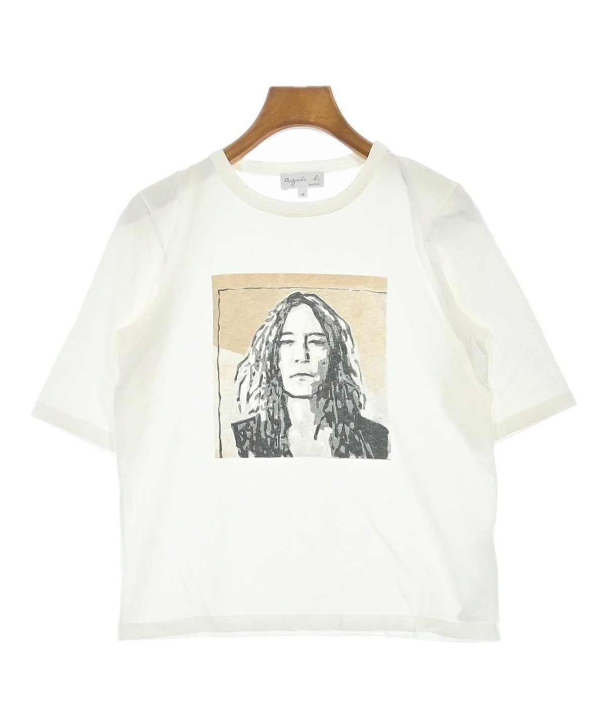 Agnes b.（アニエスベー）Tシャツ・カットソー 白 サイズ:1(S位