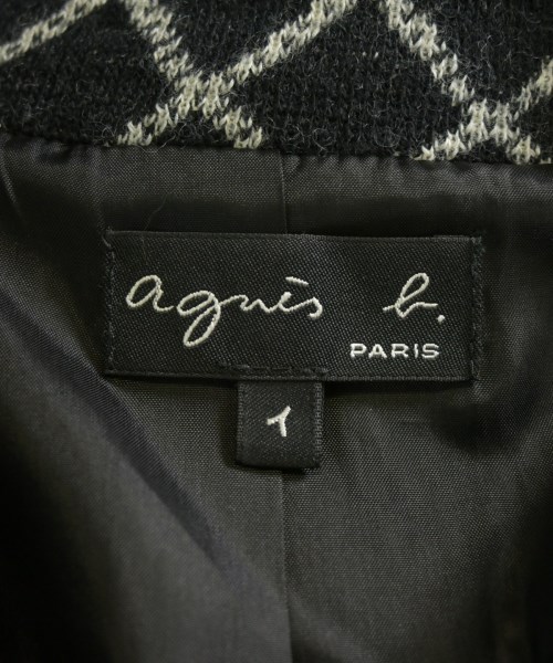 Agnes b.（アニエスベー）チェスターコート 黒 サイズ:1(S位) レディース/2200682674027