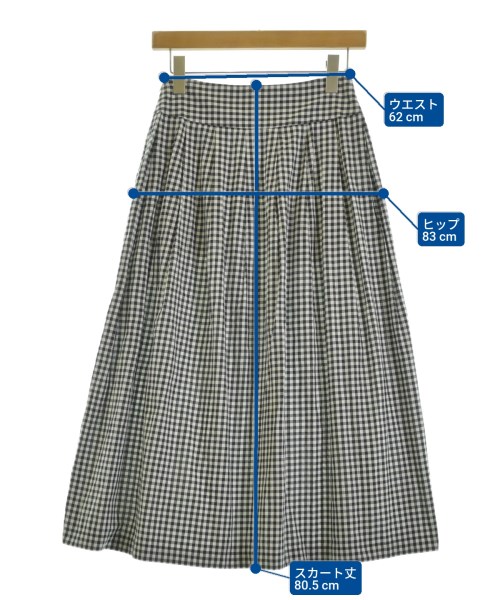 Agnes b.（アニエスベー）ひざ丈スカート 白 サイズ:36(S位) レディース/2200682674232