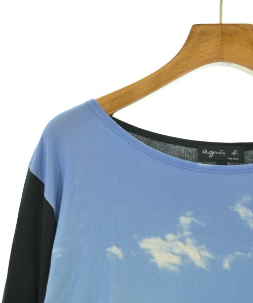 Agnes b.（アニエスベー）Tシャツ・カットソー 黒 サイズ:3(L位) レディース/2200682681025