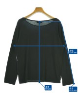 Agnes b.（アニエスベー）Tシャツ・カットソー 黒 サイズ:3(L位) レディース/2200682681025