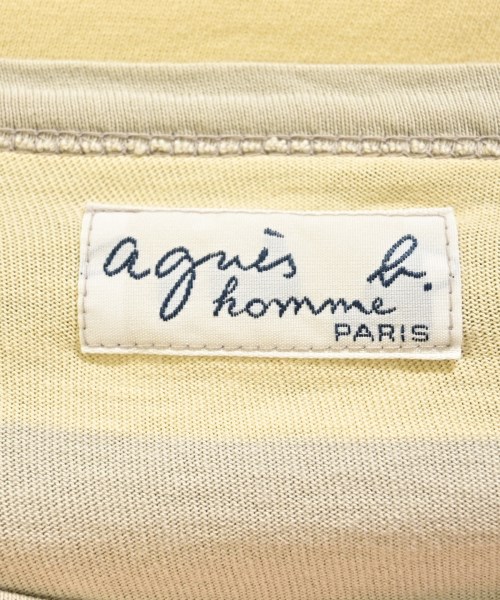 Agnes b.（アニエスベー）Tシャツ・カットソー ベージュ サイズ:-(M位) メンズ/2200684317144