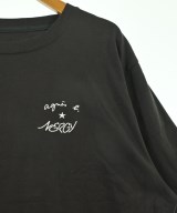 Agnes b.（アニエスベー）Tシャツ・カットソー 黒 サイズ:L レディース/2200685045053