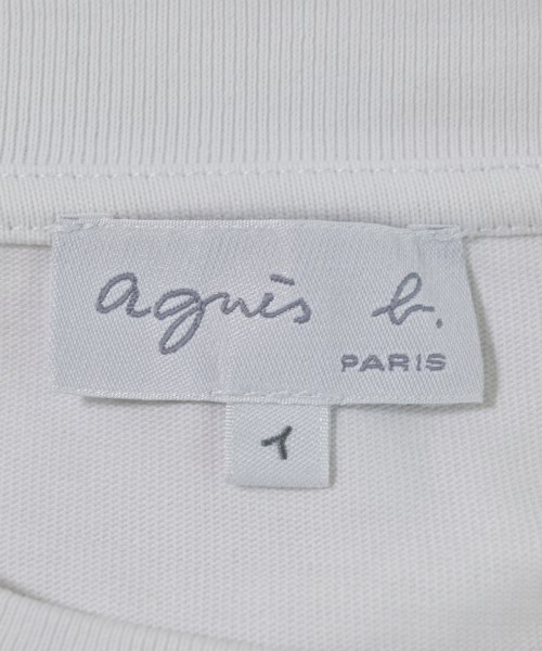Agnes b.（アニエスベー）Tシャツ・カットソー 白 サイズ:1(S位) レディース/2200685451021