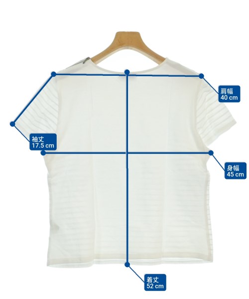 Agnes b.（アニエスベー）Tシャツ・カットソー 白 サイズ:42(L位) レディース/2200686145028