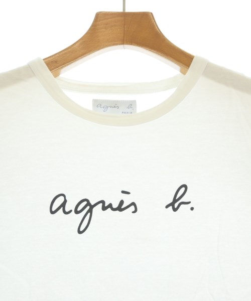 Agnes b.（アニエスベー）Tシャツ・カットソー 白 サイズ:1(S位) レディース/2200680651136