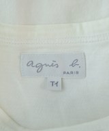 Agnes b.（アニエスベー）Tシャツ・カットソー 白 サイズ:1(S位) レディース/2200680651136