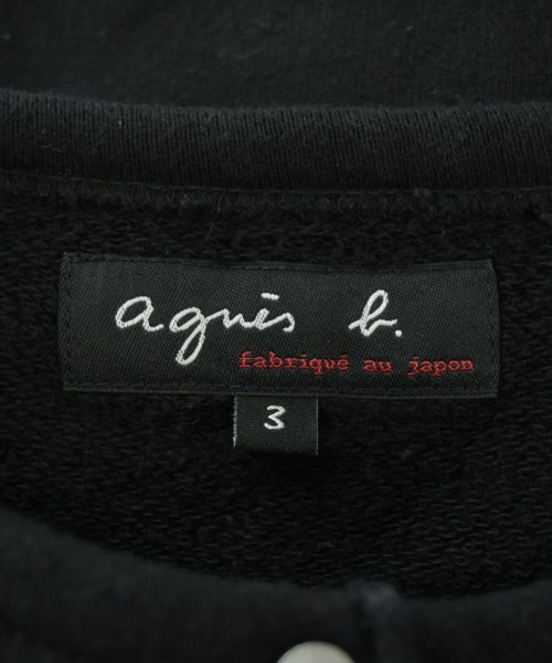 Agnes b.（アニエスベー）Tシャツ・カットソー 黒 サイズ:3(L位) レディース/2200688160012