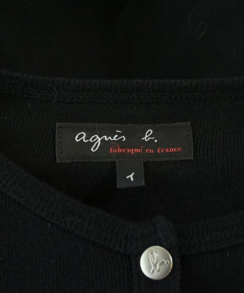 Agnes b.（アニエスベー）カーディガン 黒 サイズ:1(S位) レディース/2200683591064
