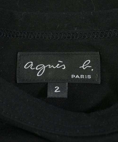 Agnes b.（アニエスベー）Tシャツ・カットソー 黒 サイズ:2(M位) レディース/2200689653032