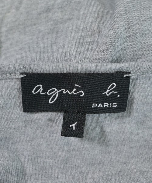 Agnes b.（アニエスベー）Tシャツ・カットソー グレー サイズ:1(S位) レディース/2200684861166