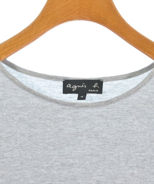 Agnes b.（アニエスベー）Tシャツ・カットソー グレー サイズ:1(S位) レディース/2200684861166