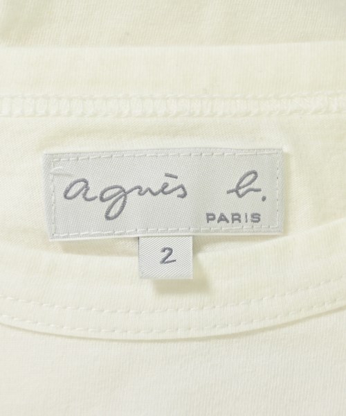 Agnes b.（アニエスベー）Tシャツ・カットソー 白 サイズ:2(M位) レディース/2200687282180