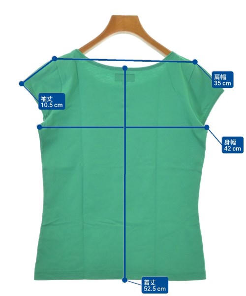 Agnes b.（アニエスベー）Tシャツ・カットソー 緑 サイズ:1(S位) レディース/2200684885162