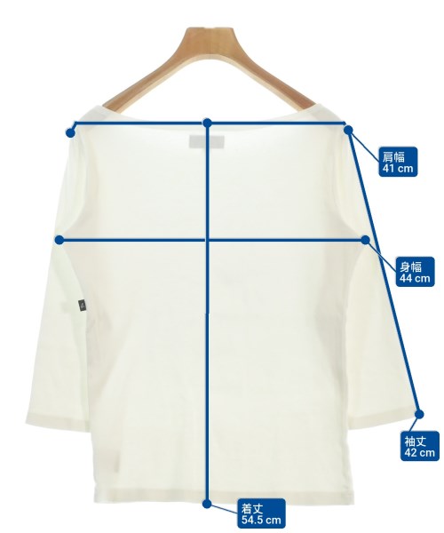 Agnes b.（アニエスベー）Tシャツ・カットソー 白 サイズ:2(M位) レディース/2200687254064