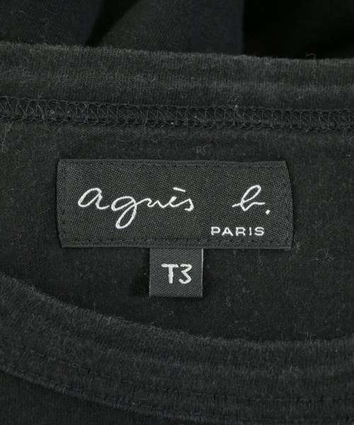Agnes b.（アニエスベー）Tシャツ・カットソー 黒 サイズ:T3(L位) レディース/2200691793160