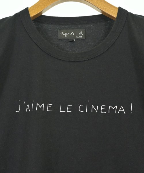 Agnes b.（アニエスベー）Tシャツ・カットソー 黒 サイズ:3(L位) レディース/2200692311035