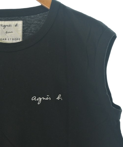 Agnes b.（アニエスベー）ノースリーブ 黒 サイズ:S レディース/2200693133056