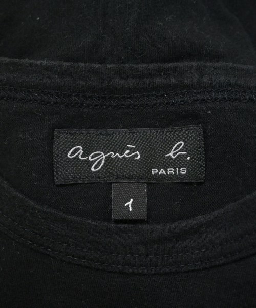Agnes b.（アニエスベー）Tシャツ・カットソー 黒 サイズ:1(S位) レディース/2200693163114