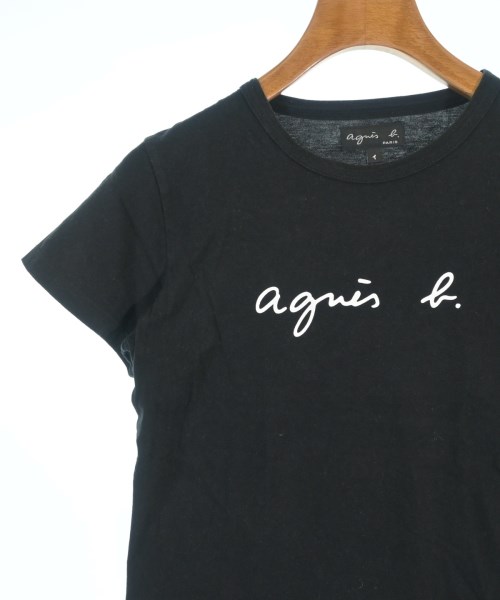 Agnes b.（アニエスベー）Tシャツ・カットソー 黒 サイズ:1(S位) レディース/2200693163114