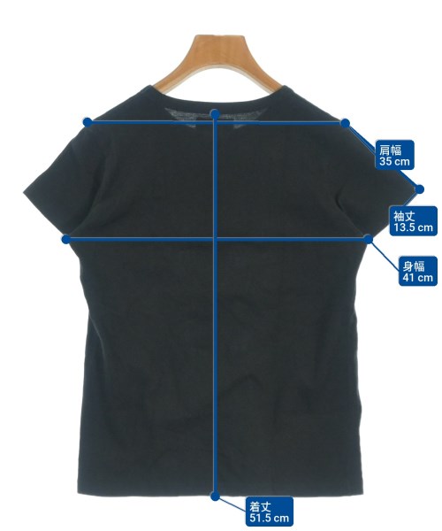 Agnes b.（アニエスベー）Tシャツ・カットソー 黒 サイズ:1(S位) レディース/2200693163114