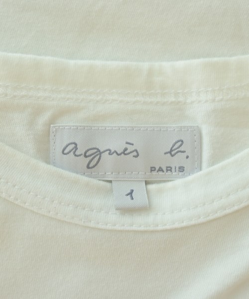 Agnes b.（アニエスベー）Tシャツ・カットソー 白 サイズ:1(S位) レディース/2200693381020