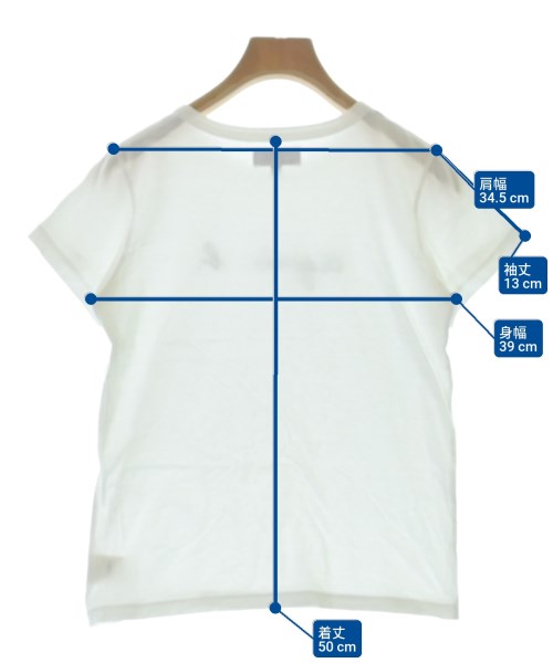 Agnes b.（アニエスベー）Tシャツ・カットソー 白 サイズ:1(S位) レディース/2200693381020