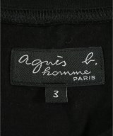 Agnes b. homme（アニエスベーオム）Tシャツ・カットソー 黒 サイズ:3(L位) メンズ/2200623641026