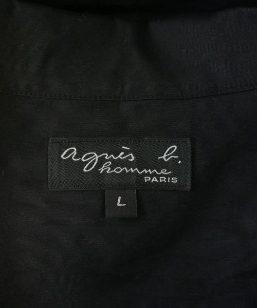 Agnes b. homme（アニエスベーオム）カジュアルシャツ 黒 サイズ:L メンズ/2200639639031