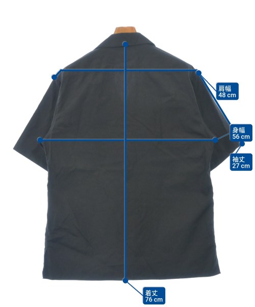 Agnes b. homme（アニエスベーオム）カジュアルシャツ 黒 サイズ:L メンズ/2200639639031