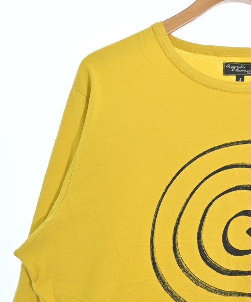 Agnes b. homme（アニエスベーオム）Tシャツ・カットソー 黄 サイズ:3(L位) メンズ/2200639639048