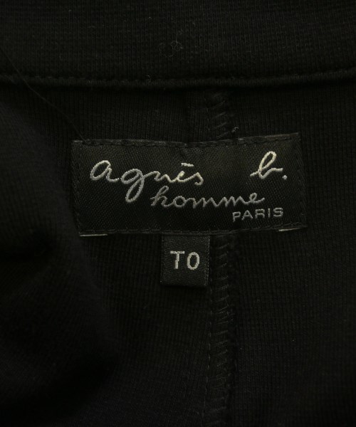 Agnes b. homme（アニエスベーオム）カジュアルジャケット 黒 サイズ:0(XS位) メンズ/2200640822019