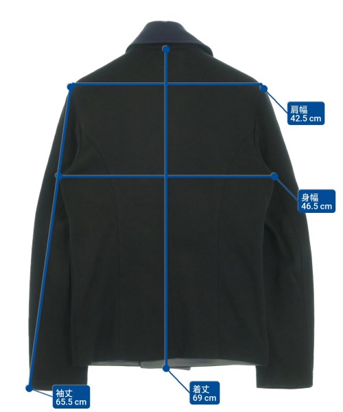 Agnes b. homme（アニエスベーオム）カジュアルジャケット 黒 サイズ:0(XS位) メンズ/2200640822019