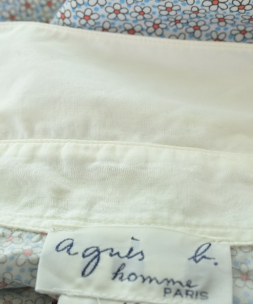 Agnes b. homme（アニエスベーオム）カジュアルシャツ 白 サイズ:42(M位) メンズ/2200643202061