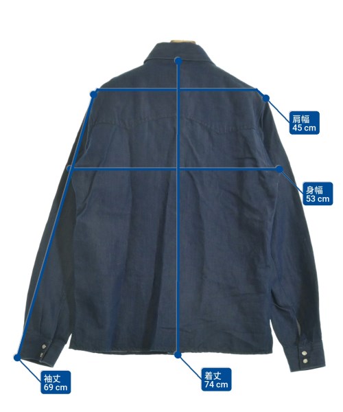 Agnes b. homme（アニエスベーオム）カジュアルシャツ 紺 サイズ:40(L位) メンズ/2200635315021