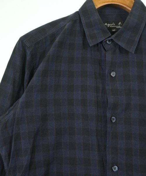 Agnes b. homme（アニエスベーオム）カジュアルシャツ 紺 サイズ:40(S位) メンズ/2200644277037